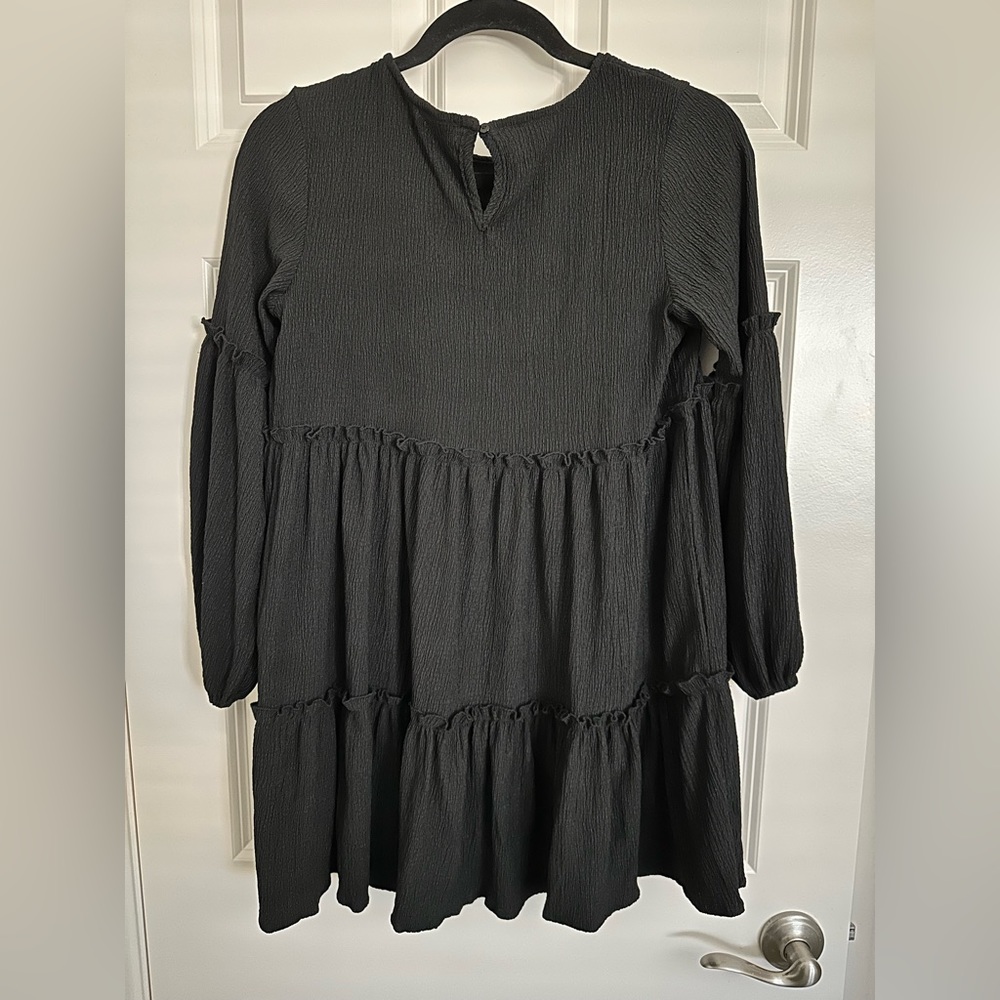 Lantern Sleeve Girls Dress - Picture 3 of 5